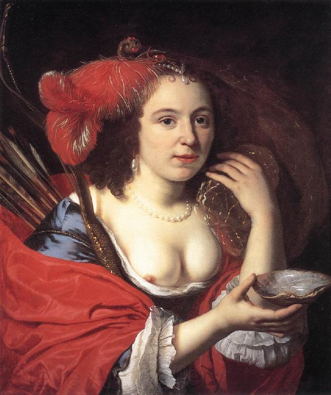 HELST, Bartholomeus van der Anna du Pire as Granida dh Germany oil painting art